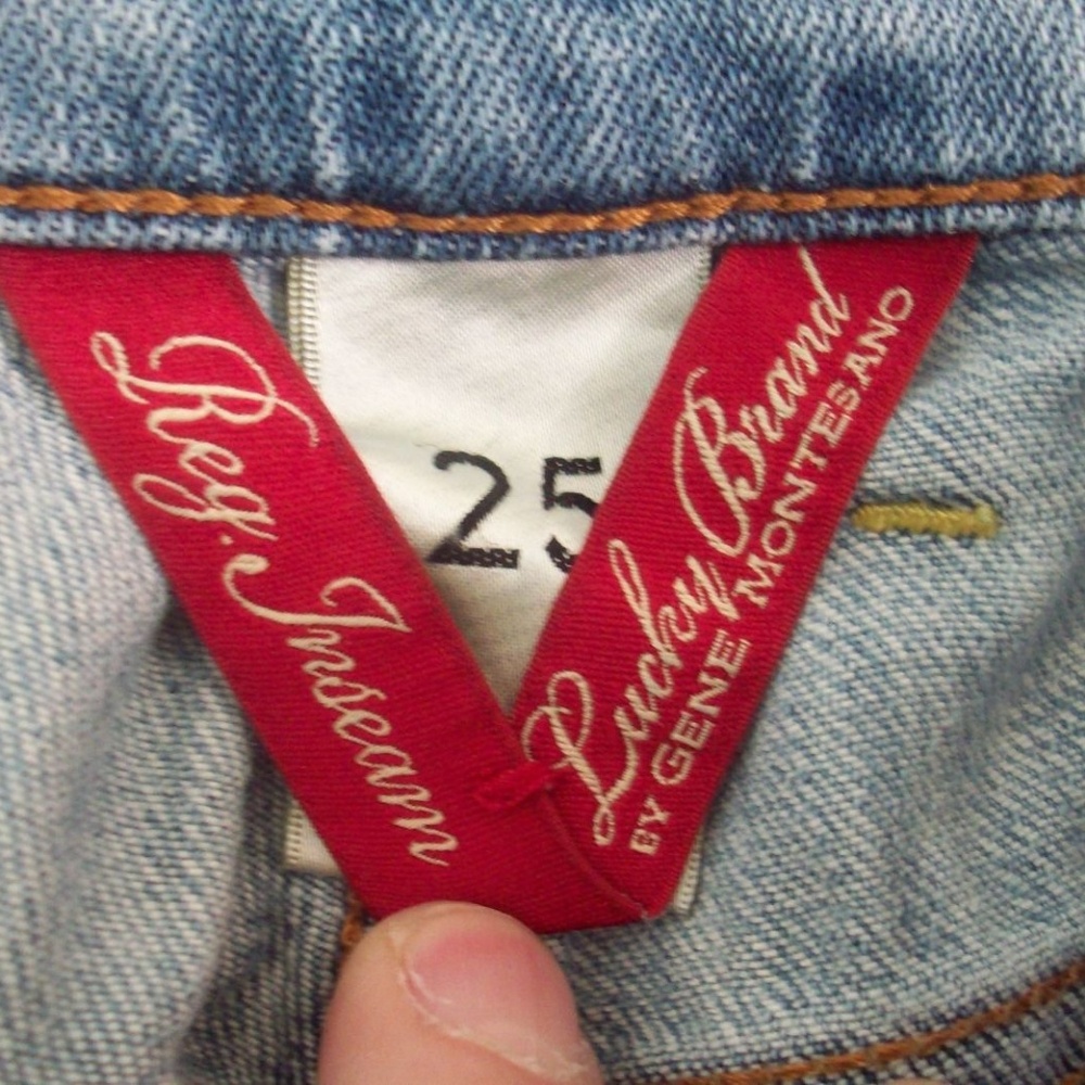 Womens Lucky Brand Jeans Easy Rider Sz. 25 - Picture 4 of 8